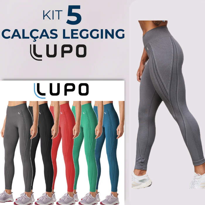 Kit 5 Calças legging Lupo - Ultimas Unidades (APENAS HOJE!)