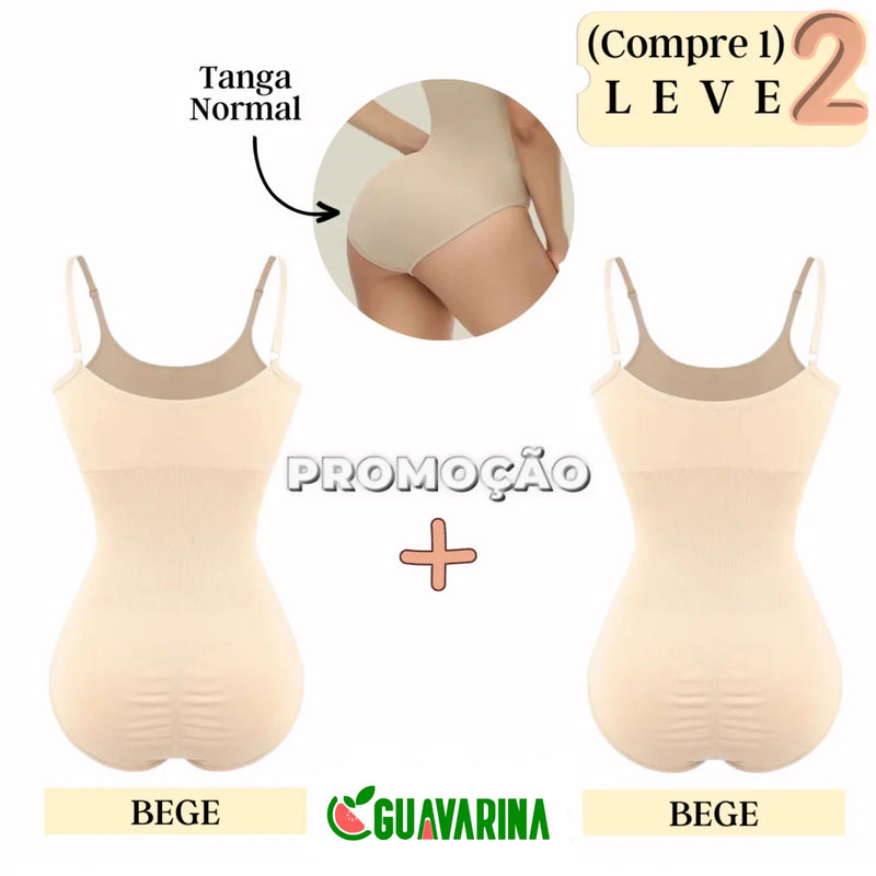 [COMPRE 1 LEVE 2] Body Modelador 5 EM 1 ModelShape - Modela, Comprime e Realça as Curvas!