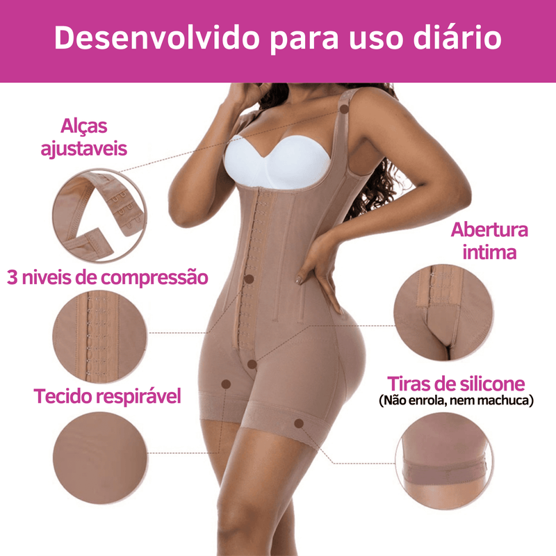 Body Ultra Modelador Nina - Frete Grátis