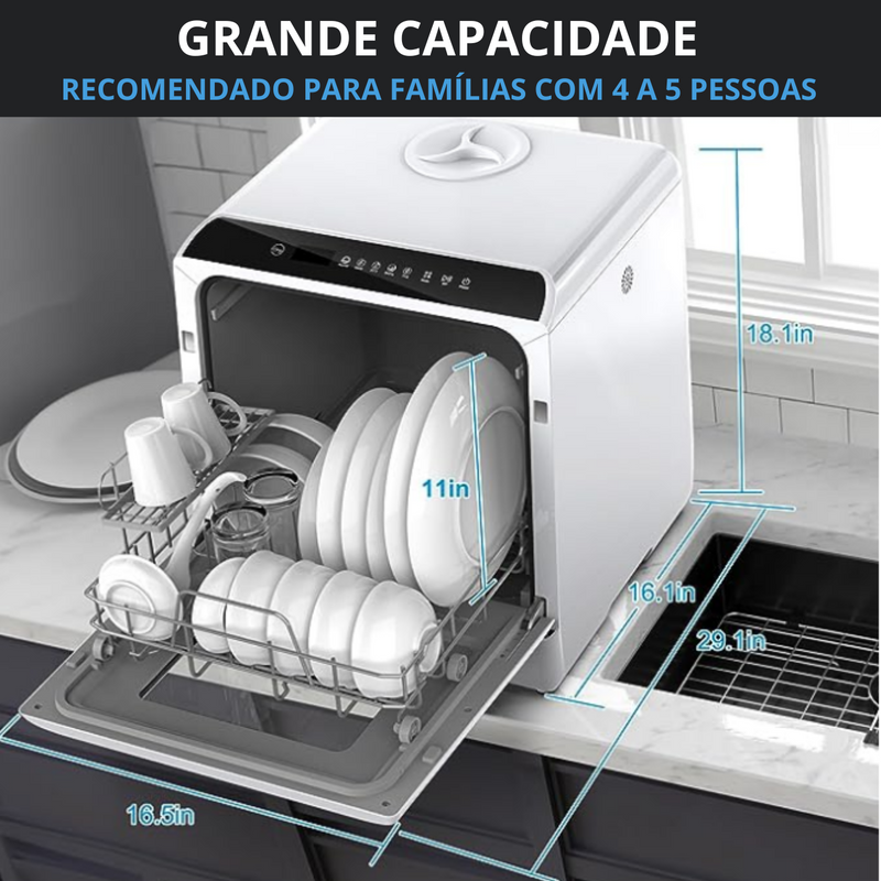 [LANÇAMENTO] Lava Louças Pratica Bivolt + Brinde Exclusivo