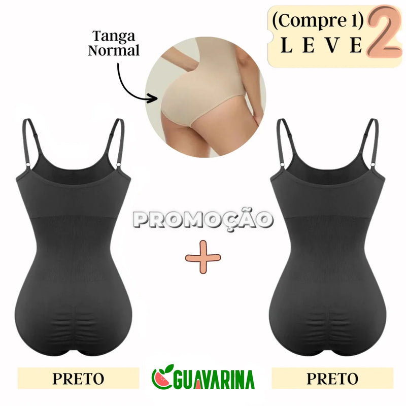 [COMPRE 1 LEVE 2] Body Modelador 5 EM 1 ModelShape - Modela, Comprime e Realça as Curvas!