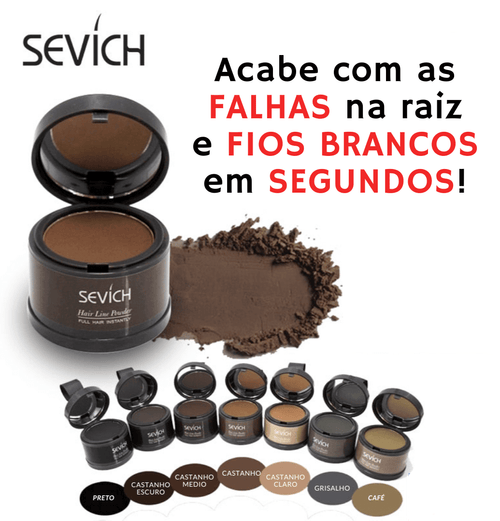 Tinta de Cabelo em Pó Sevích™ - A prova D'agua