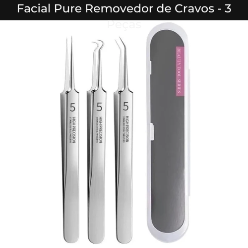 Facial Pure Removedor de Cravos e Espinhas - 3 Peças