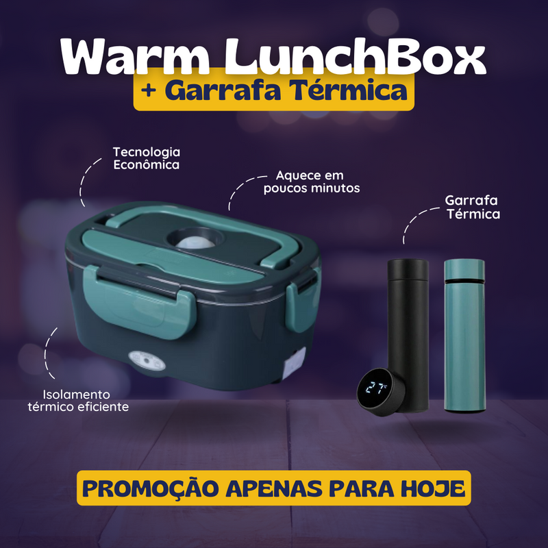 Warm LunchBox™ - Marmita elétrica + Garrafa Térmica