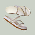 Sandália Papete Birken - Tiras Flatform