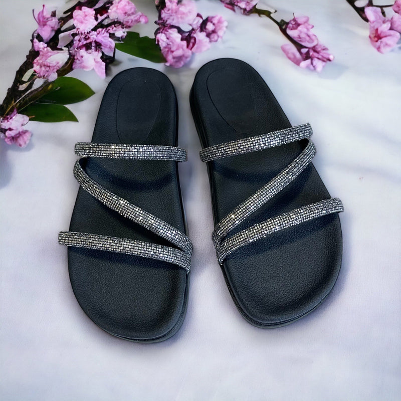 Sandália Papete Birken - Tiras Flatform