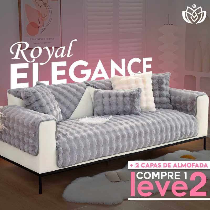 [COMPRE 1 LEVE 2] Capa de Sofá Royal Elegance + BRINDE: 2 Fronhas