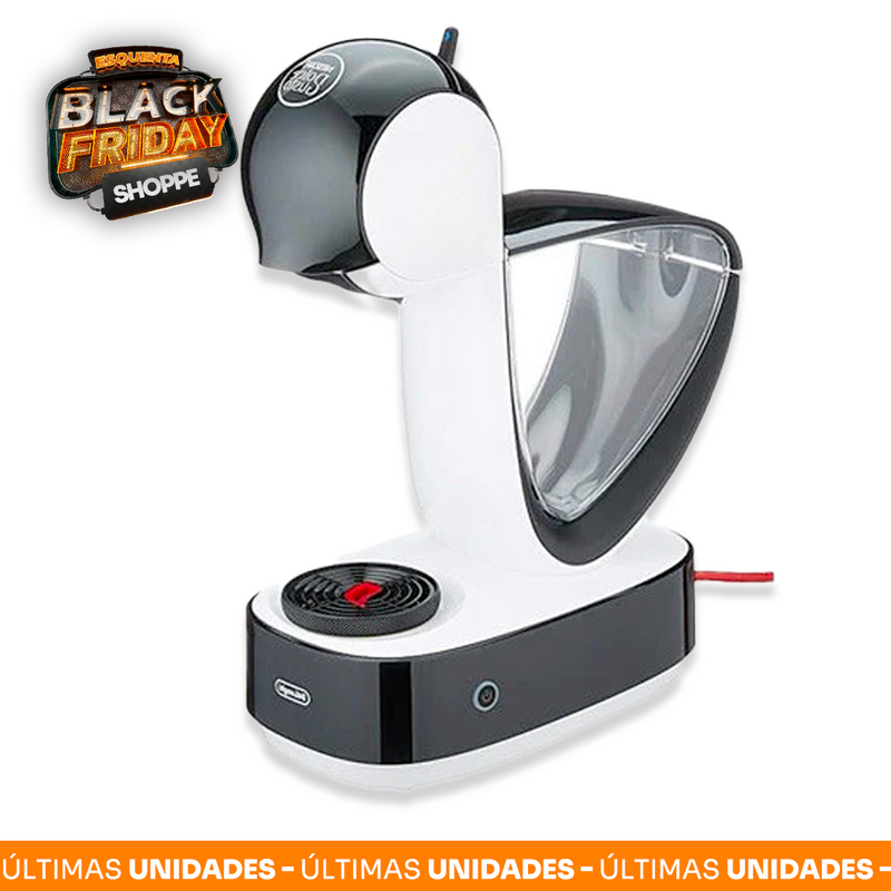 ( PRÉ BLACK FRIDAY ) Dolce Gusto + Infinissima Branca + Preto Touch Bivolt + 120 Cápsulas