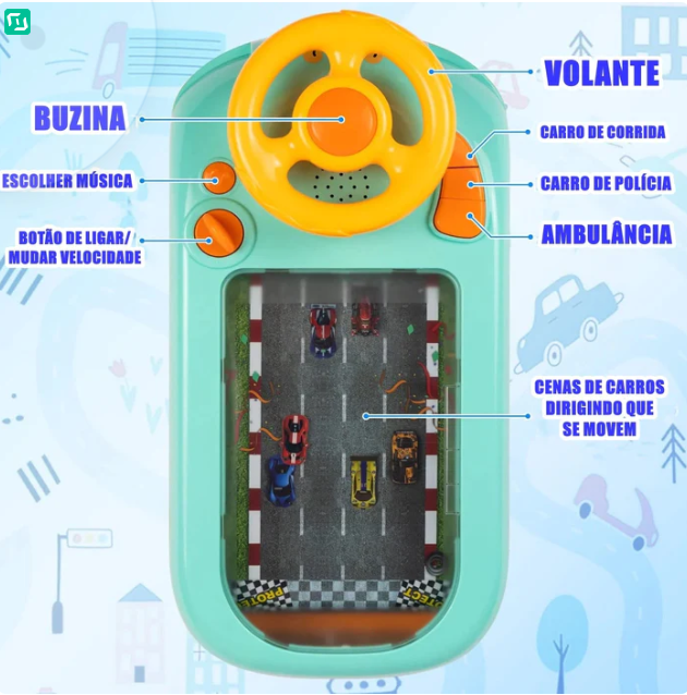 Direct Kids - Volante Interativo Infantil